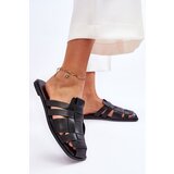 Boto Women's Striped Slippers Black Reyna | ePonuda.com
