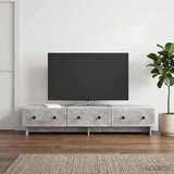 TV ormar Betonska siva 147 x 34,5 x 30 cm Konstruirano drvo | Eponuda.com