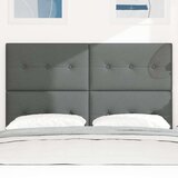  Naslon za glavu s gumbima tamnosiva 160 cm tkanina | shoptok.hr