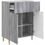  Kreveta Siva sonoma 66 x 34,5 x 90 cm Konstruirano drvo Slike