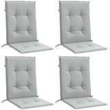  Jastuci za stolice 6 kom svjetlosivi 100x50x4 cm tkanina | shoptok.hr