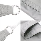  Jedro protiv sunca svjetlosivo 2,5x2 m 100% poliestera Oxford | shoptok.hr