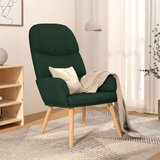  Stolica za opuštanje od tkanine tamnozelena | shoptok.hr