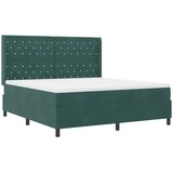  Krevet s opruga kutije Tamnozelena 180 x 200 cm Baršun | shoptok.hr