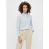 Pieces Light Blue Shirt Irena - Women Cene