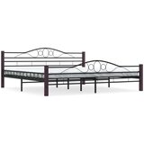  Za krevet crni metalni 200 x 200 cm Cijene