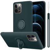  Ohišje, združljiv z Apple v tekoči zeleni barvi - zaščitni pokrov iz fleksibilnega silikona TPU z obročem, (20585553) | Shoptok.si