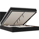 vidaXL Otomanski okvir kreveta s madracima crni 200x200cm baršunasti | shoptok.hr