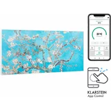 Klarstein Wonderwall Air Art Smart, infracrveni grijač, 120 x 60 cm, 700 W, aplikacija, cvijet badema
