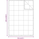  2-u-1 Punionica s jastukom 2 kom. Bijelo Perje Bijela 155 x 220 cm | Shoptok.si