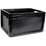 Eurobox-System Zaboj s polnimi stenami 40 x 30 x 22 cm črn Cene