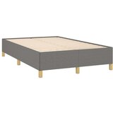  Krevet box spring s madracem tamnosivi 120 x 190 cm tkanina | shoptok.hr