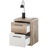 Mömax nočna omarica julia, barva hrasta, šampanjca | Shoptok.si