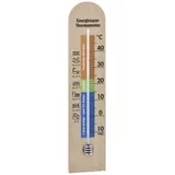 Štedni termometar 12.1055.05 sa vrhovima za uštedu energije, od bukovog drveta Energiespar-Thermometer termometar prirodna