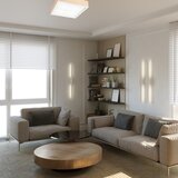  plafonsko svetlo natural square 4xE27/15W/230V 39x39 cm borovina/bela | Eponuda.com