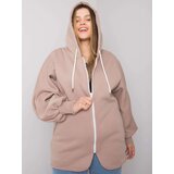 RELEVANCE Sweatshirt-RV-BL-7282.22P-dark beige | Shoptok.si