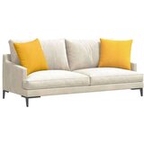 vidaXL Blazine za kavč 2 pcs Svetlo rumena 50 x 30 cm Žametna tkanina | Shoptok.si