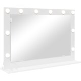vidaXL Ogledalo s LED lučmi Bela 80x55x18 cm | Shoptok.si