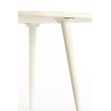 Light & Living Kremno bela kovinska okrogla mizica ø 67,5 cm Babina – | Shoptok.si