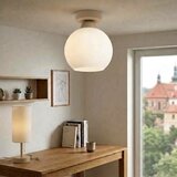Brilagi LED plafonska svetiljka RETRO GLASS 1xE27/60W/230V prečnika 15 cm bež/belo | Eponuda.com
