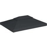  Streha za paviljon 2-delna 310 g/m² 4x3 m antracitna, (20580618) | Shoptok.si