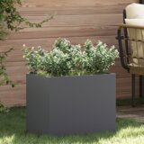 vidaXL Vrtna saksija Antracitno siva 50 x 32 x 40 cm | shoptok.hr
