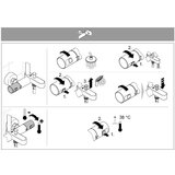 Grohe 27860001 vitalio joy 260 termostatska armatura s tuš setom | Shoptok.si