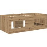 Kreveta za visoko spavanje djece 2 pcs Hrast artisan - Hrast artisan 100 x 200 cm | shoptok.hr