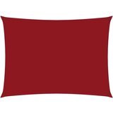 vidaXL Jedro protiv sunca od tkanine Oxford pravokutno 5 x 7 m crveno | shoptok.hr