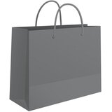  VREĆICE UKRASNE 50X37X12CM SJAJNA PLASTIFIKACIJA FORNAX SREBRNE | shoptok.hr