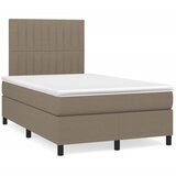  The Living Store Box spring postelja z vzmetnico taupe 120x190 cm blago - Box Spring Postelja, (21446414) | Shoptok.si