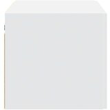 vidaXL Stenska omarica bela 70x42,5x40 cm inženirski les | Shoptok.si