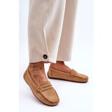 Boto marka niezdefiniowana Women's Suede Loafers Camel Lenvie | Shoptok.si