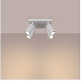 Nice Lamps Bela stropna svetilka 25x25 cm Gleam – | Shoptok.si