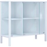 Livetastic ŠIROKA KOMODA, prozorno, bela | Shoptok.si