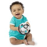 OBALL Rattle Goals&amp;trade; senzorična žogica Black &amp;amp; White 0m+ 1 kos Slike