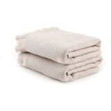 Mia. beige beige wash towel set (2 pieces) Cene