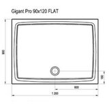 Ravak XA03G711010 Gigant 120 x 90 cm pravokotna tuš kad iz litega marmorja | Shoptok.si