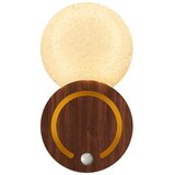 INF Polnilna kristalna stenska svetilka s senzorjem gibanja Wood color, (5000491139) | Shoptok.si