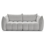 Bobochic Paris Svetlo siva sedežna garnitura iz tkanine bouclé 234 cm Azra – | Shoptok.si