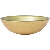 Maison Chic Umivalnik - Kopalna umivalnik - Lavabo iz Kaljenega Stekla 42 cm Zlate Barve, (21684579) Cene