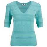 WE Fashion Pulover turkizna | Shoptok.si