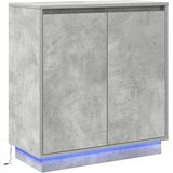  LED komoda za Betonska siva 71 x 34,5 x 75 cm | shoptok.hr