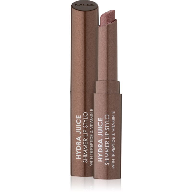 MUA Makeup Academy Hydra Juice Peptide Shimmer Lip Stylo svjetlucavi ruž za usne s hranjivim učinkom nijansa Mocha Muse 1.5 g | shoptok.hr