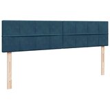  Otomanski okvir kreveta s madracima plavi 200x200cm baršunasti | shoptok.hr