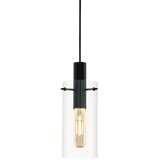 Eglo Montino visilica/1, e27, crna/staklo prozirno | Eponuda.com