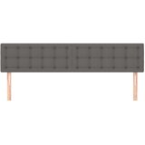  Uzglavlja siva 160x5x78/88 cm od umjetne kože | Eponuda.com