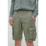 GAP Kratke hlače za muškarce, boja: zelena