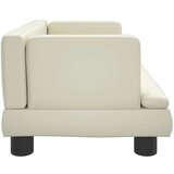  Otroški kavč krem 60x40x30 cm umetno usnje | Shoptok.si