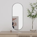 vidaXL Zidno ogledalo 20x50 cm stakleno ovalno Cijene